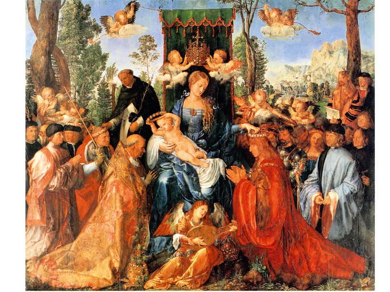 Albrecht Dürer – Dispariția și reapariția unuia din cele mai faimoase picturi din pictura universală – Sărbătoarea cununilor de trandafiri