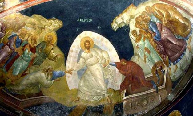 Hristos a Înviat din morți, cu moartea pe moarte călcând