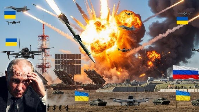 Moscova sub asediu de drone, dar în ofensivă terestră!