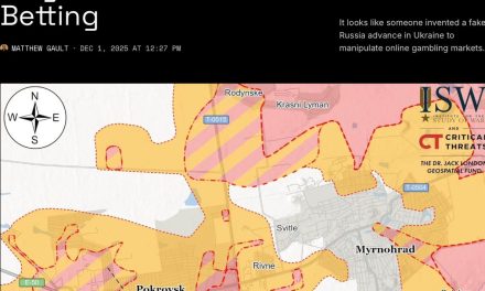 Linia frontului din Ucraina… la pariuri!