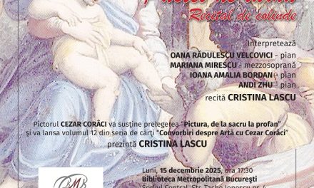 Invitatie lansare, luni 15 decembrie 2025 – vol.12