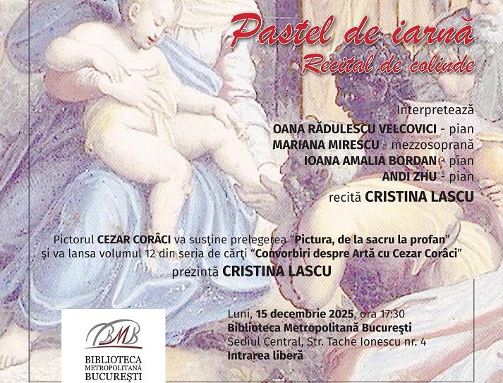 Invitatie lansare, luni 15 decembrie 2025 – vol.12