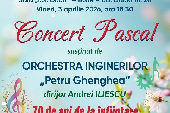 Concert aniversar – Orchestra Inginerilor ”Petru Ghenghea” a împlinit 70 de ani de la primul concert susținut în fața publicului.