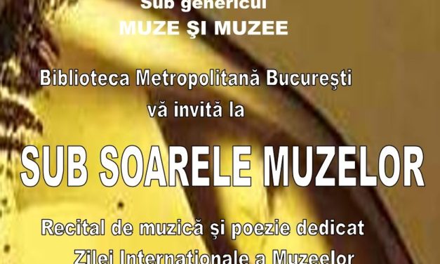 Invitație – 8 iunie, ora 17.30, Biblioteca Metropolitană București