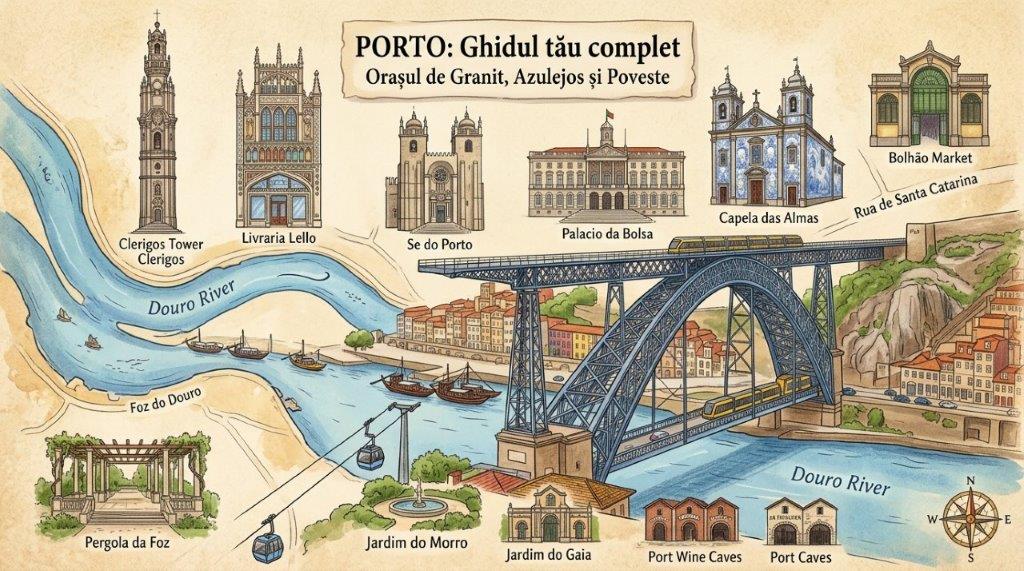 Porto: Orașul de Granit, Azulejos și Poveste